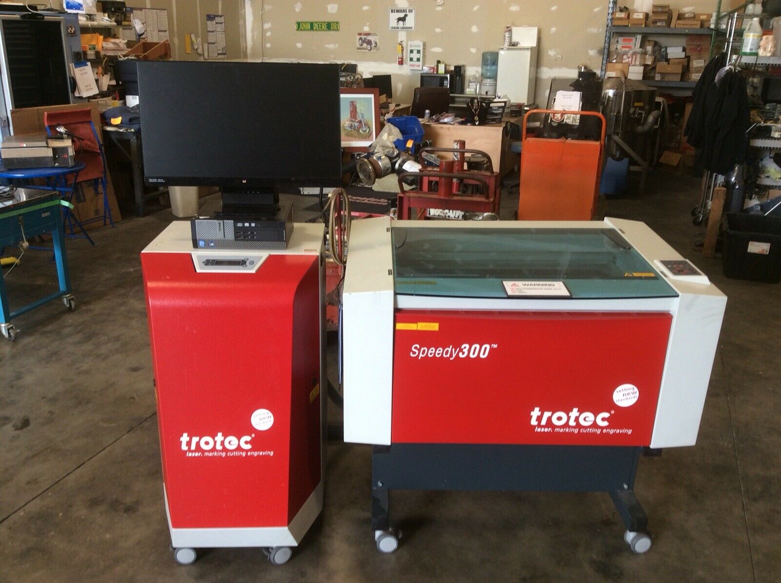 Trotec Laser Cutter/ Engraver Speedy 300 - Trotec Atmos Duo Plus 230 Vac Exhaust - Precision ...