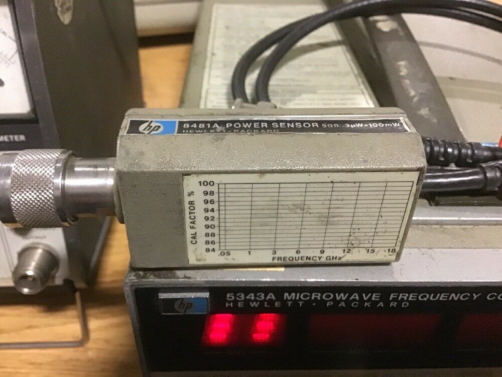 HP A Microwave Frequency Counter wa Power Meter wa